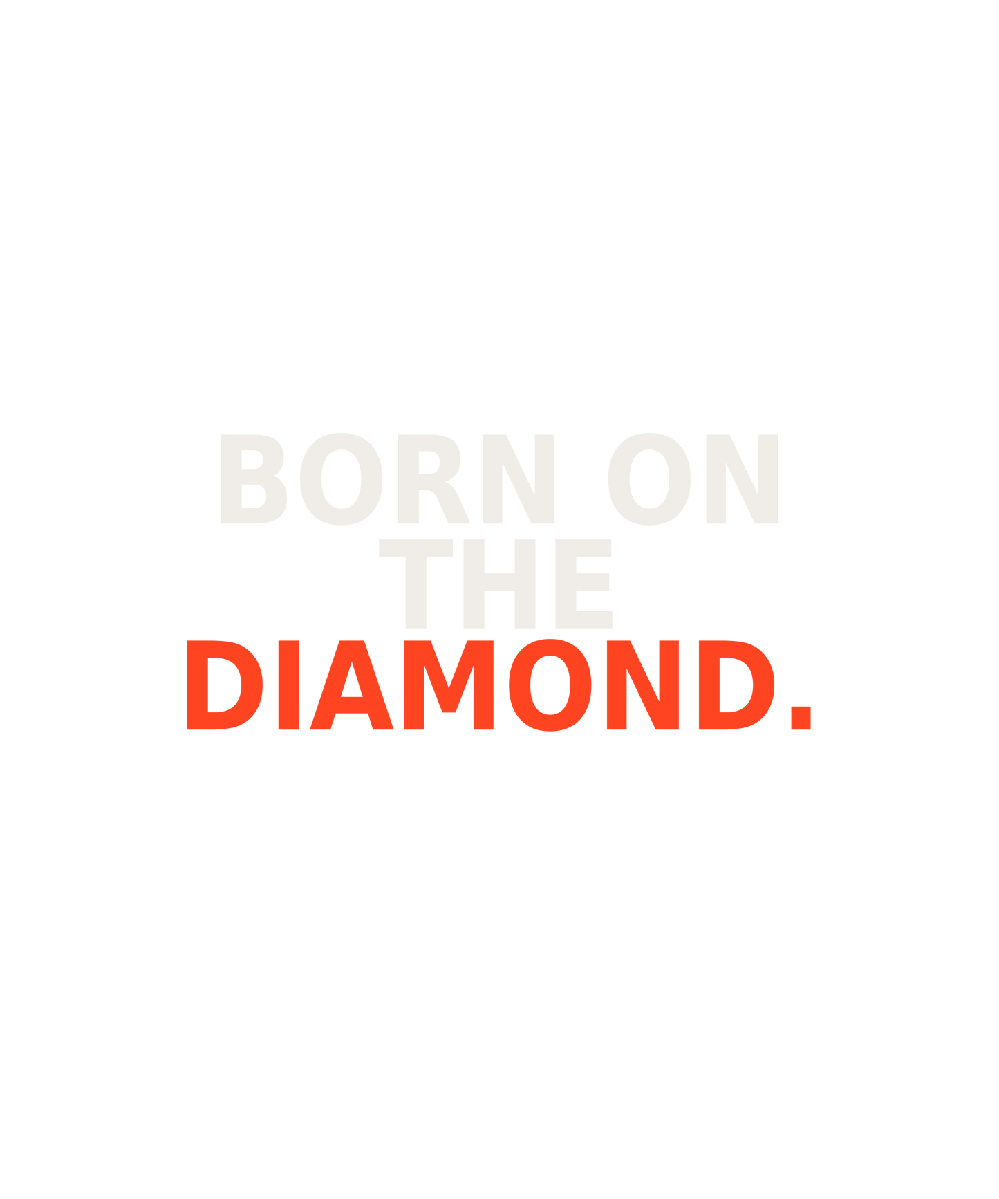 Born on the Diamond Tee | Sevens Softball