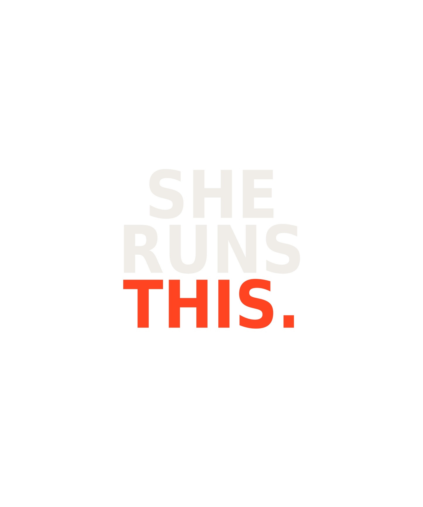 She Runs This Youth Softball Tee | Sevens Softball