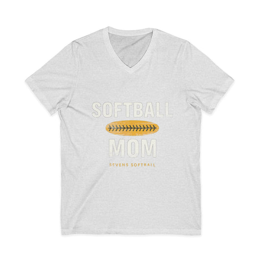 Unisex Jersey Short Sleeve V-Neck Tee