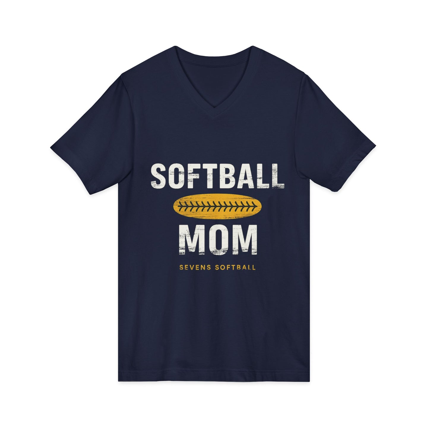 Unisex Jersey Short Sleeve V-Neck Tee