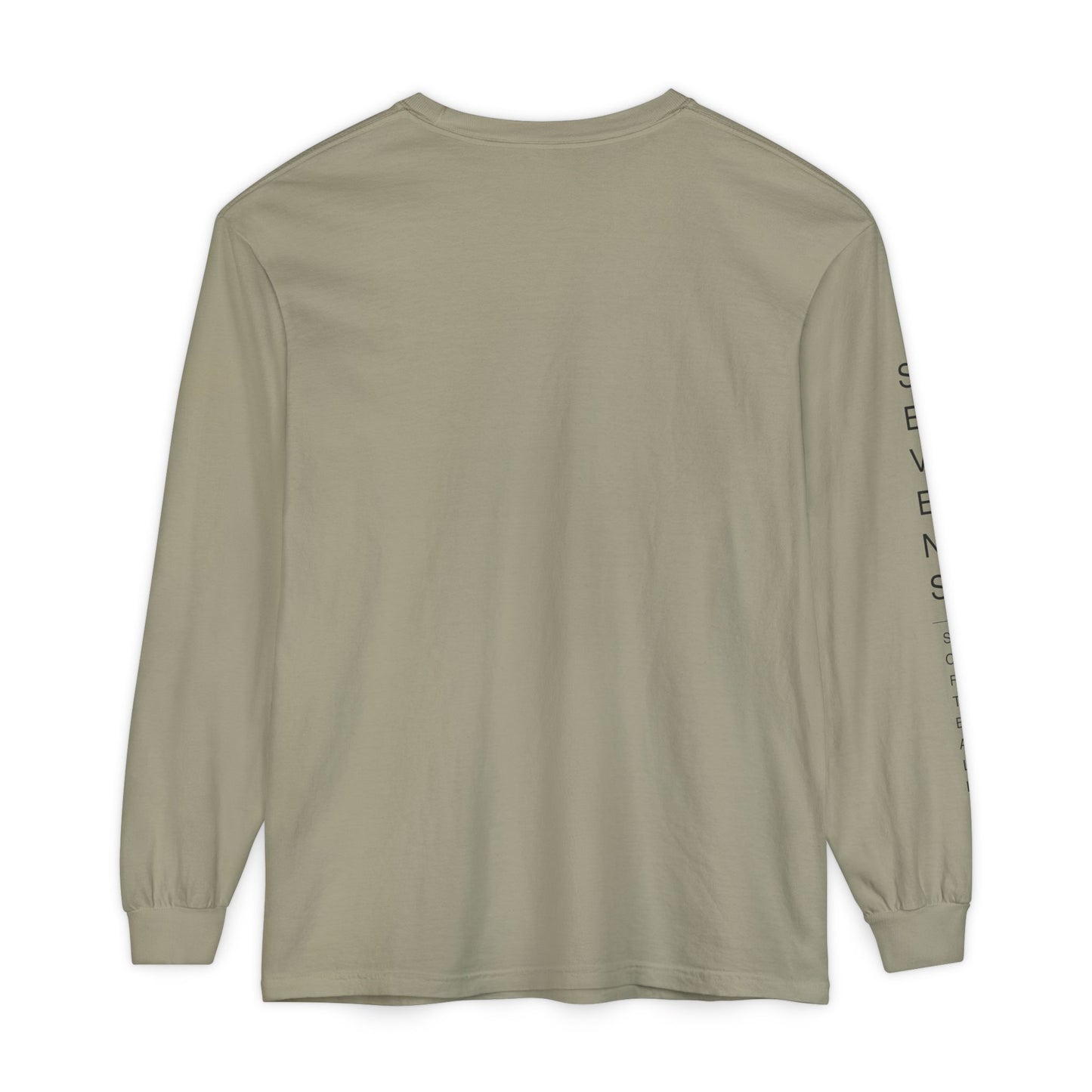 seven innings. Garment-Dyed Long Sleeve