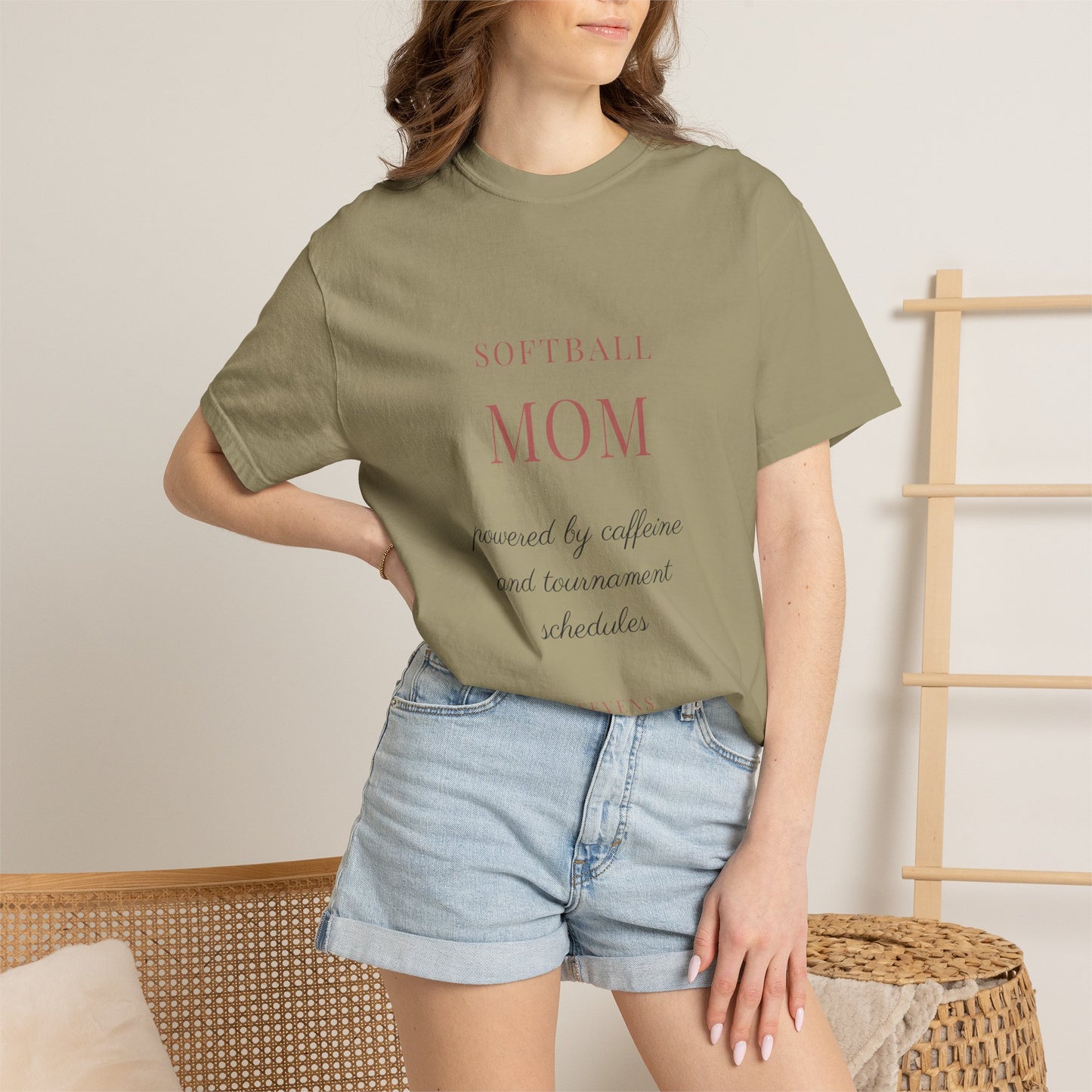 softball mom. Garment-Dyed Tee