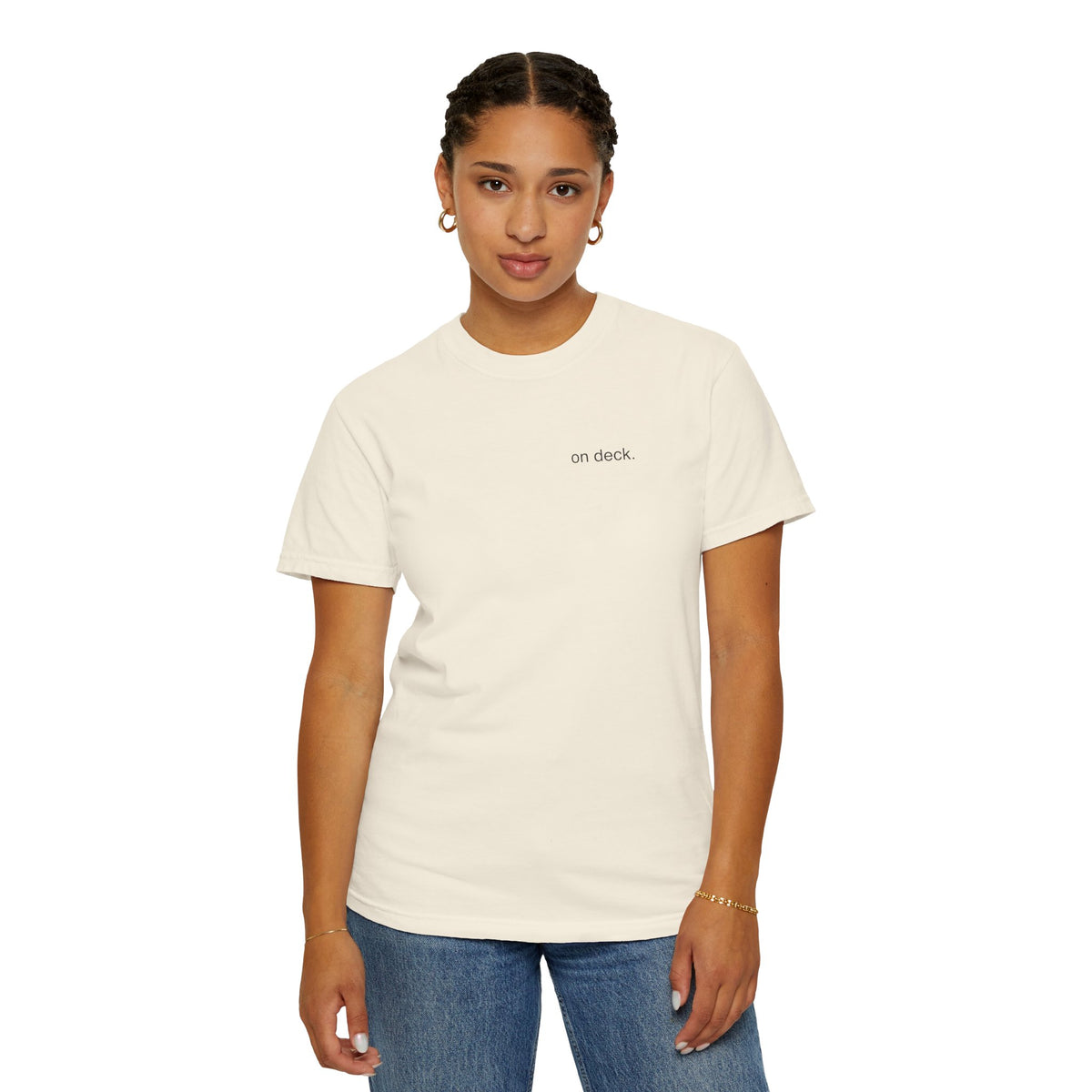 on deck. Minimalist Garment-Dyed Tee