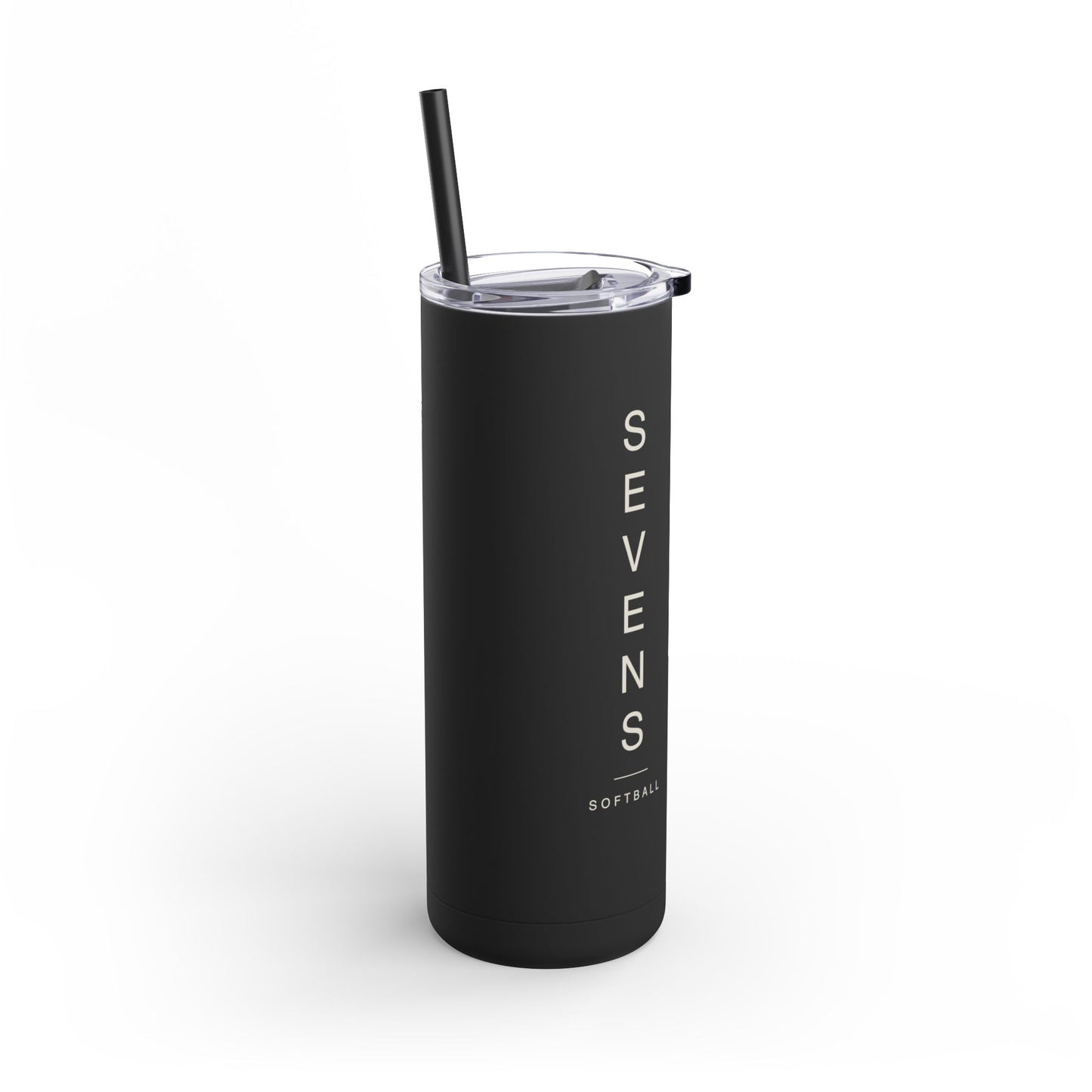 Sevens Vertical Line Tumbler in matte black — product view 10