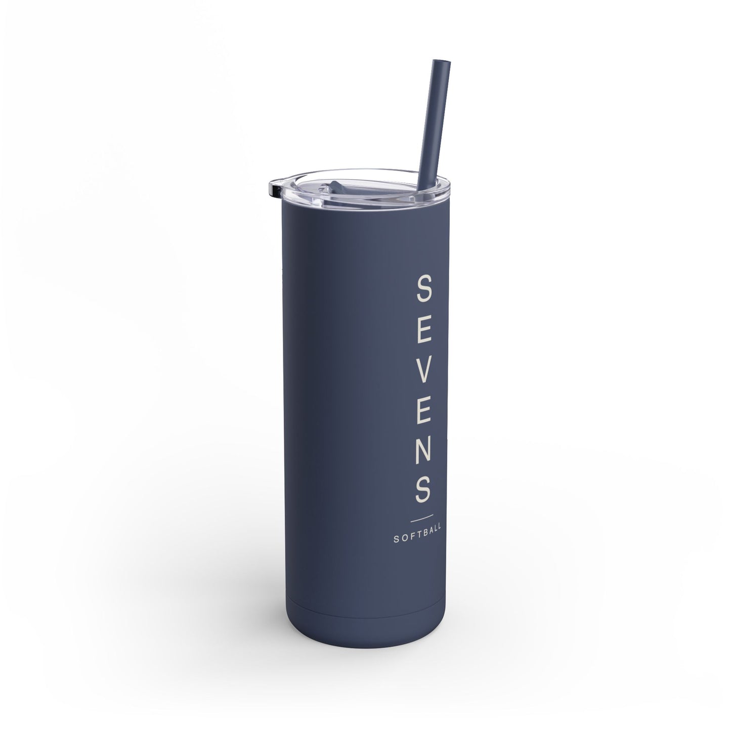 Sevens Vertical Line Tumbler in matte black — product view 22