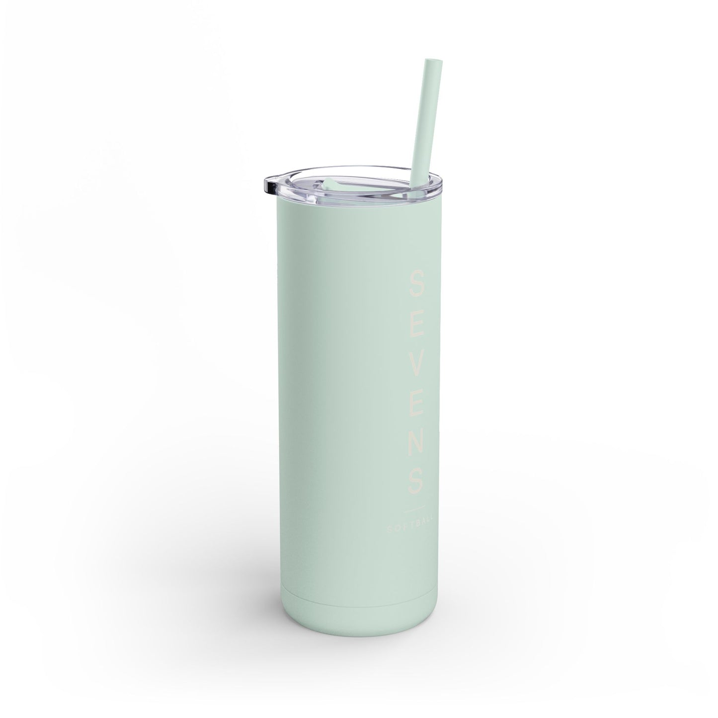 Sevens Vertical Line Tumbler in matte black — product view 3