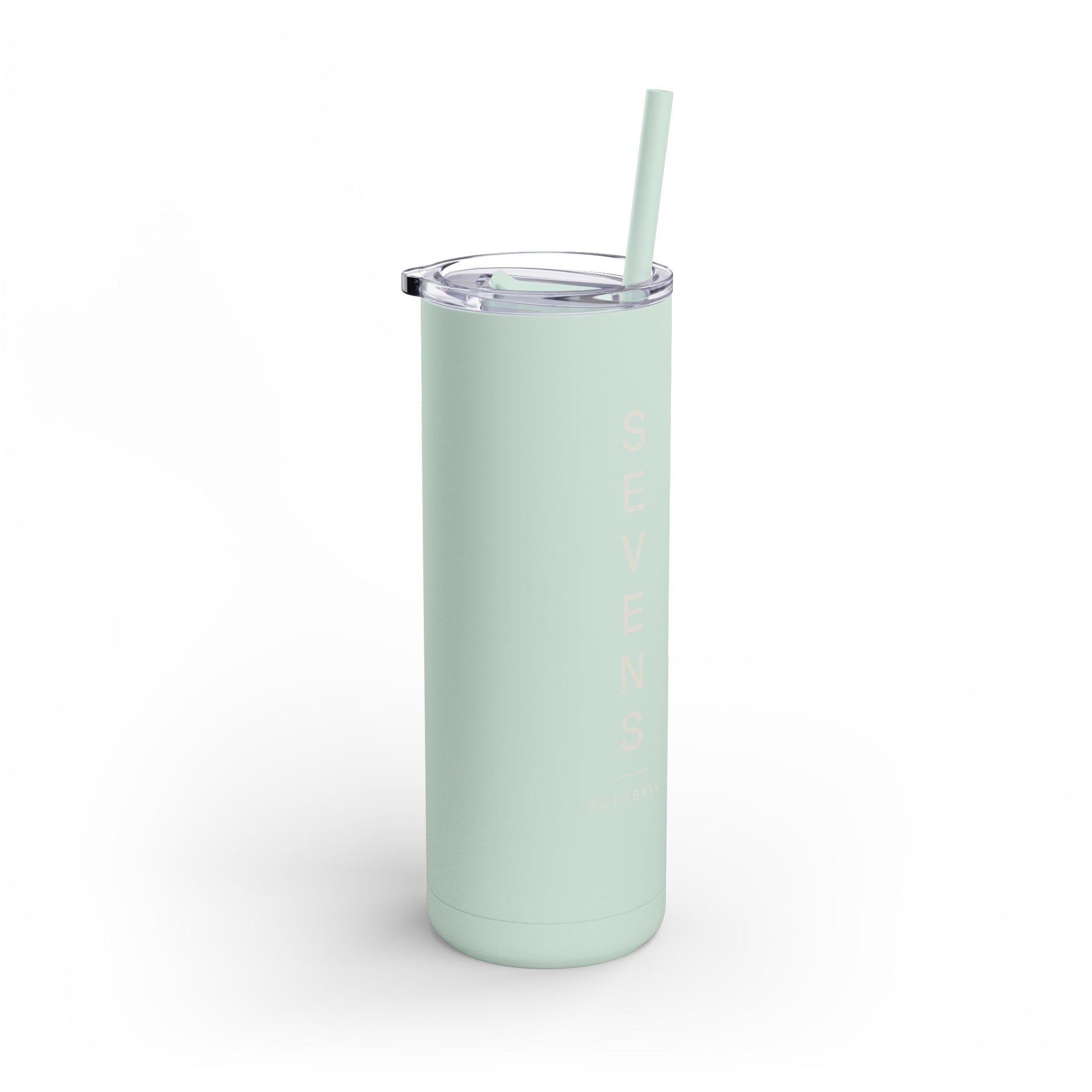 Sevens Vertical Line Tumbler in matte black — product view 3