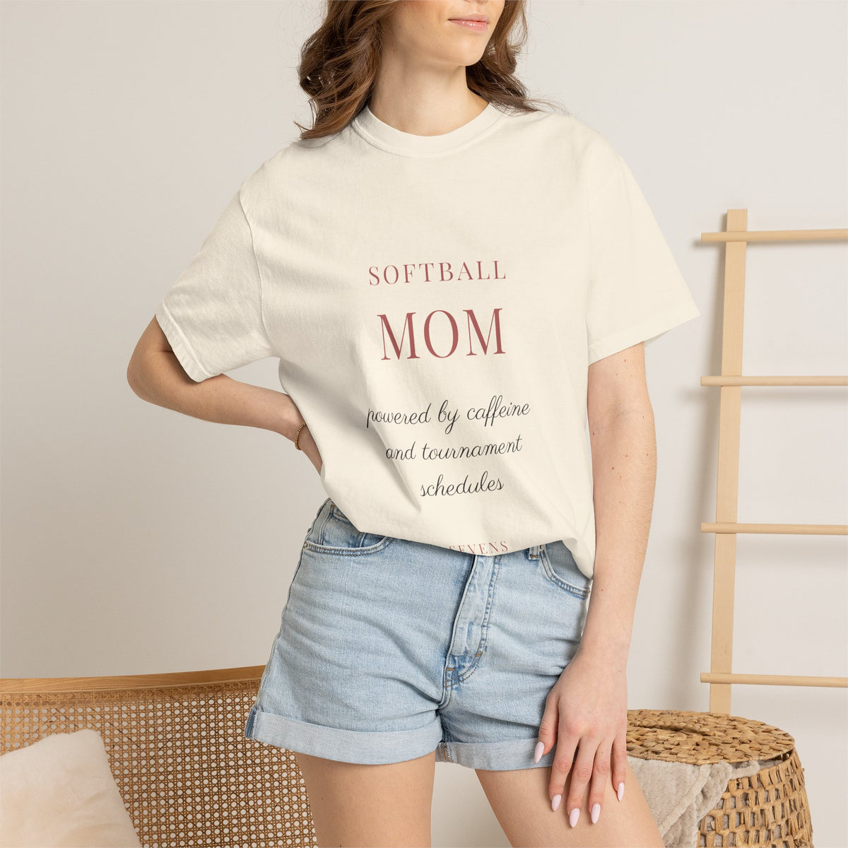 softball mom. Garment-Dyed Tee