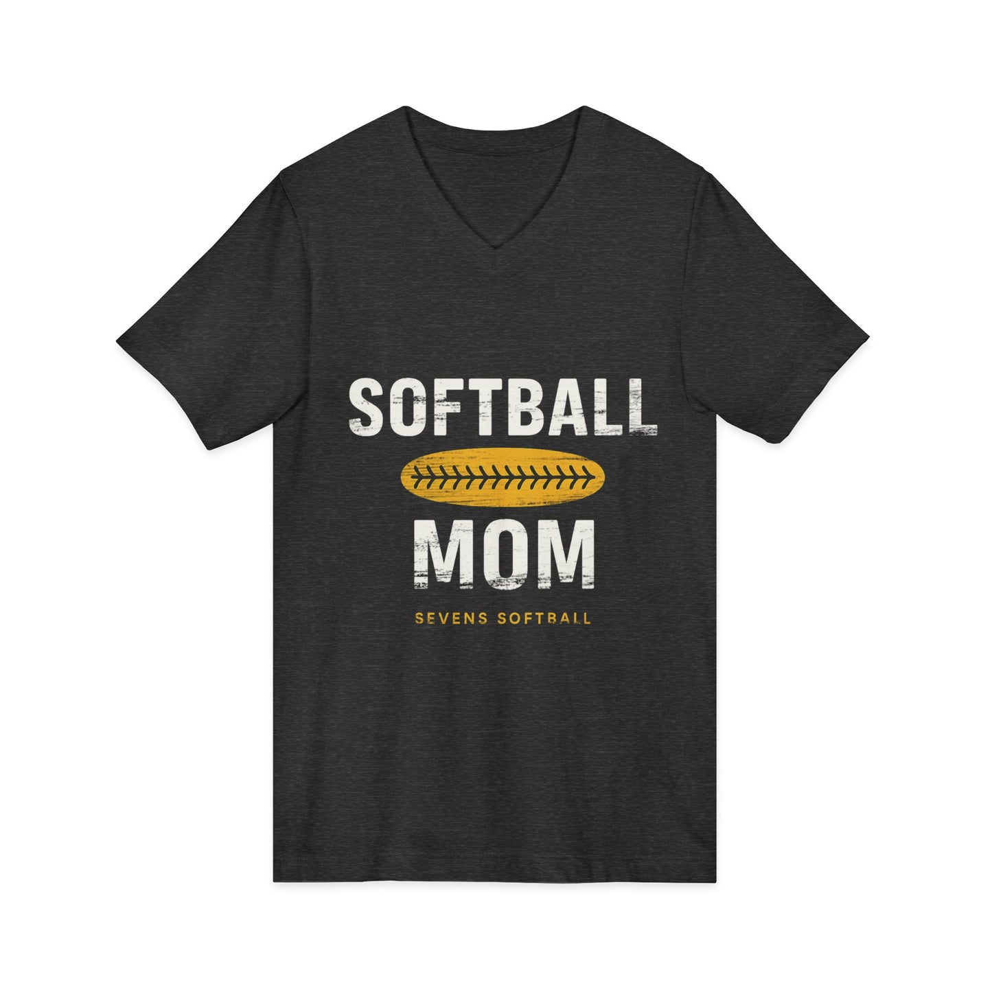 Unisex Jersey Short Sleeve V-Neck Tee