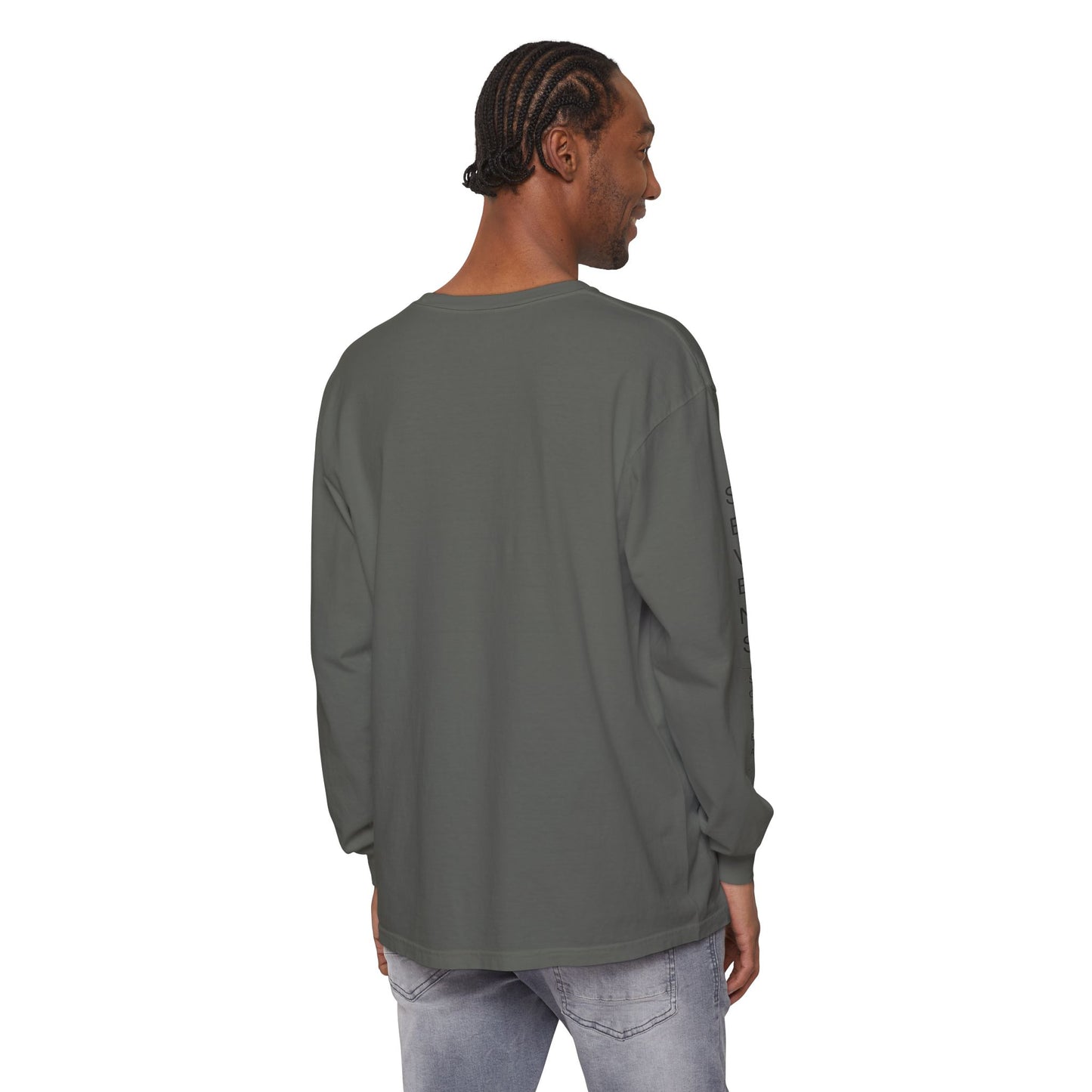 seven innings. Garment-Dyed Long Sleeve