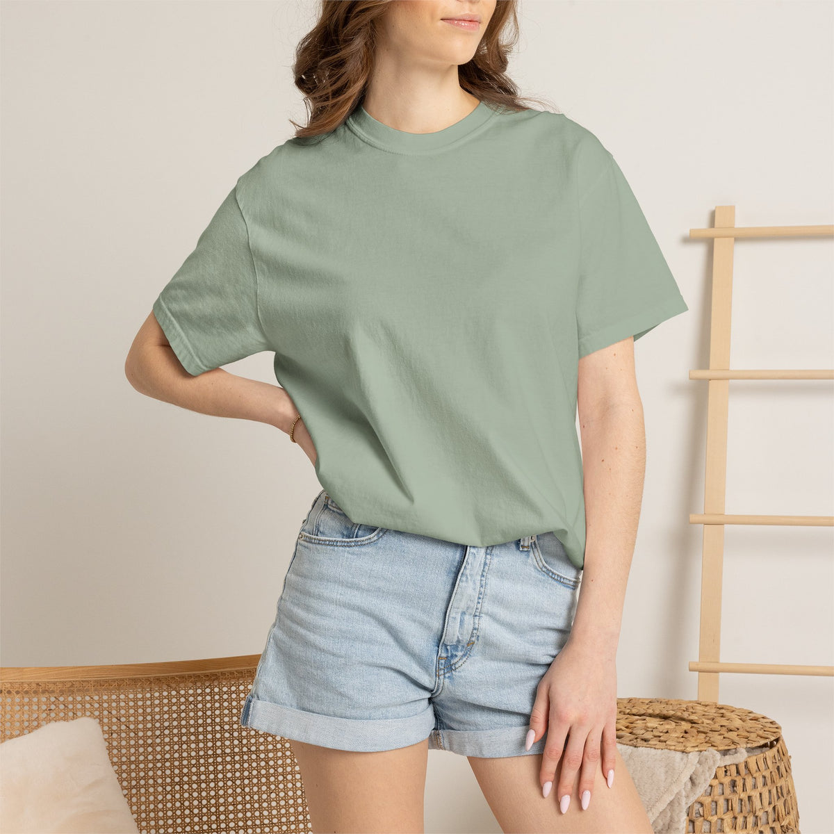 Sevens Softball Vertical Spine Garment-Dyed Tee