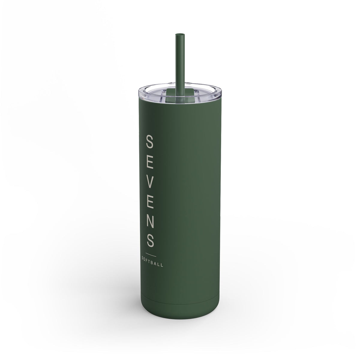 Sevens Vertical Line Tumbler in matte black — product view 2