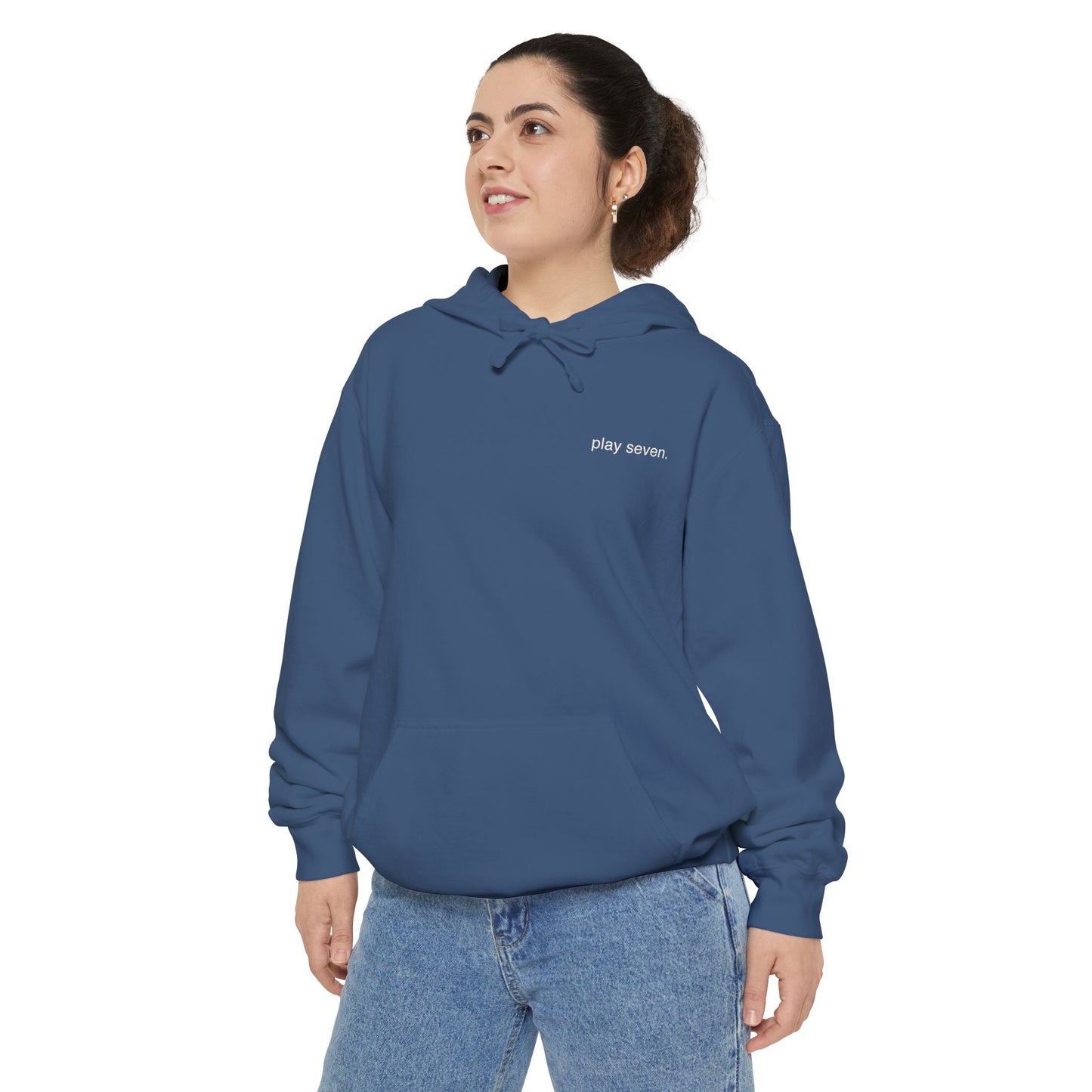 play seven. Garment-Dyed Hoodie