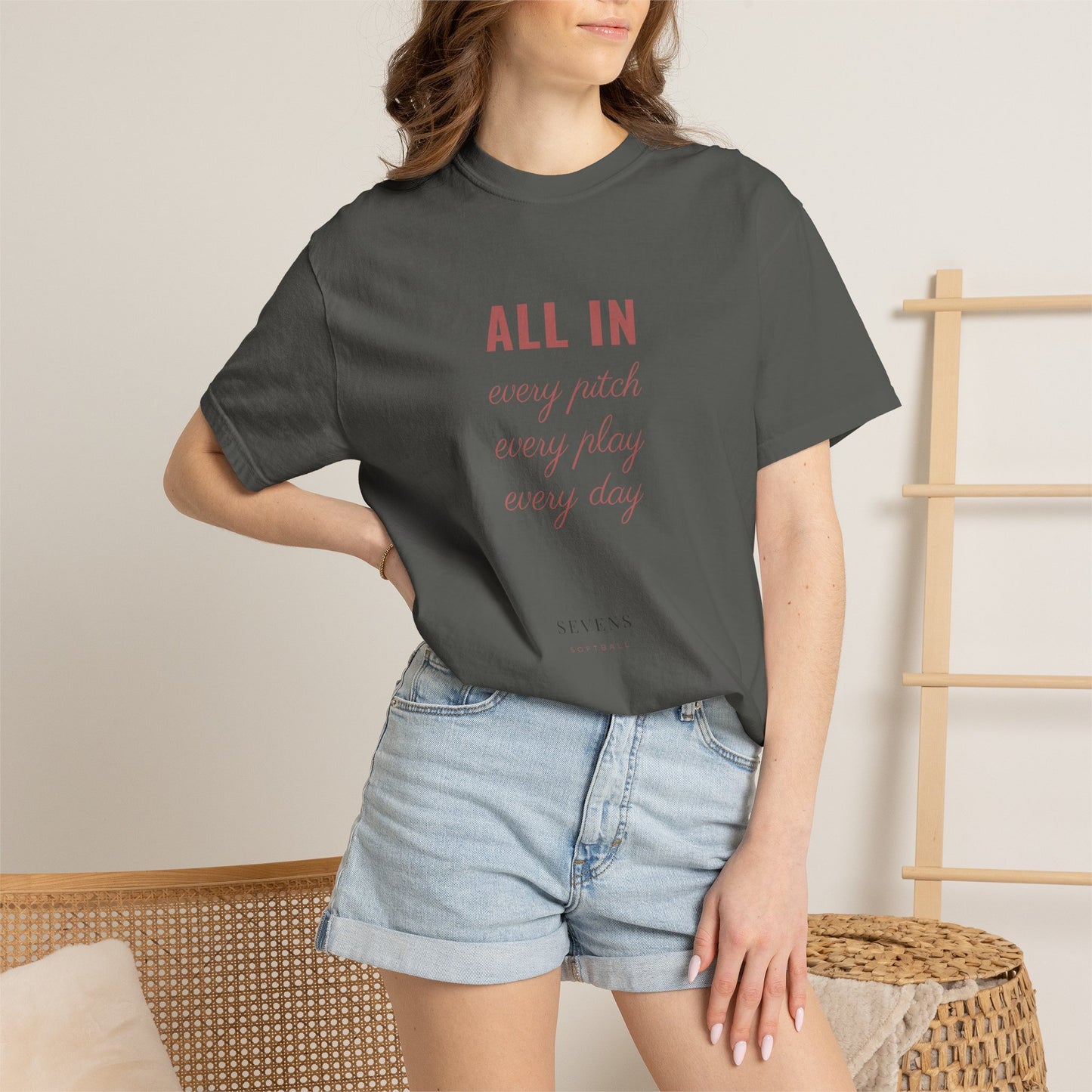 all in. Garment-Dyed Tee