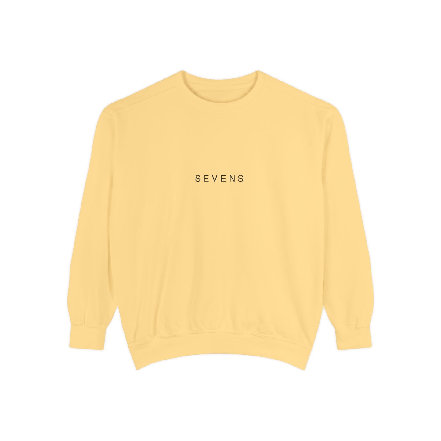 Sevens Softball Wordmark Garment-Dyed Crewneck