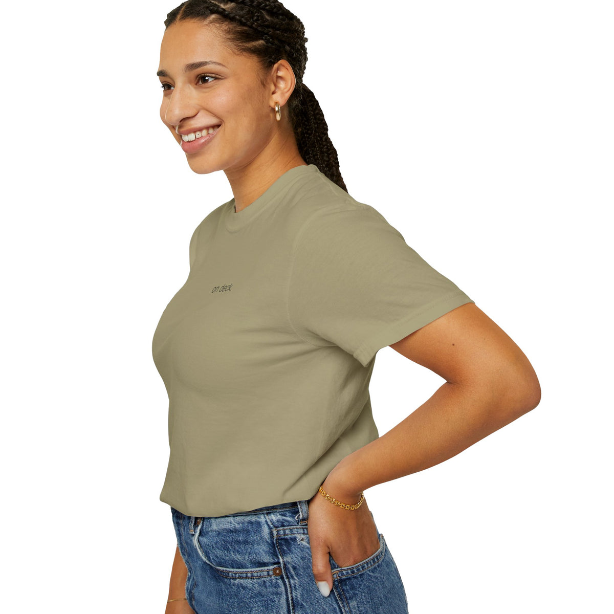 on deck. Minimalist Garment-Dyed Tee