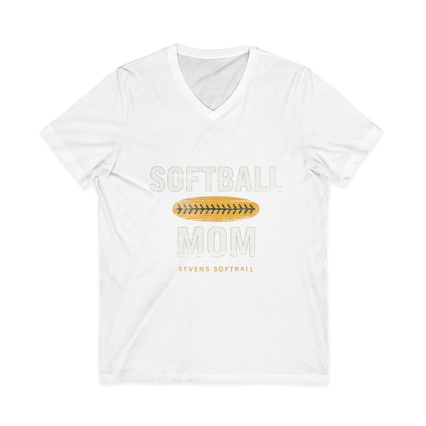 Unisex Jersey Short Sleeve V-Neck Tee