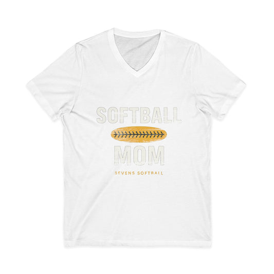 Unisex Jersey Short Sleeve V-Neck Tee