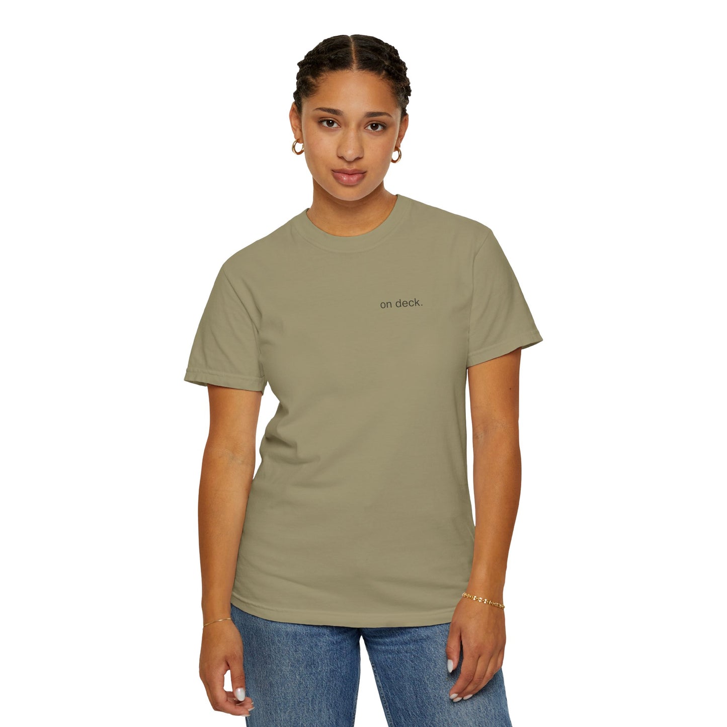 on deck. Minimalist Garment-Dyed Tee