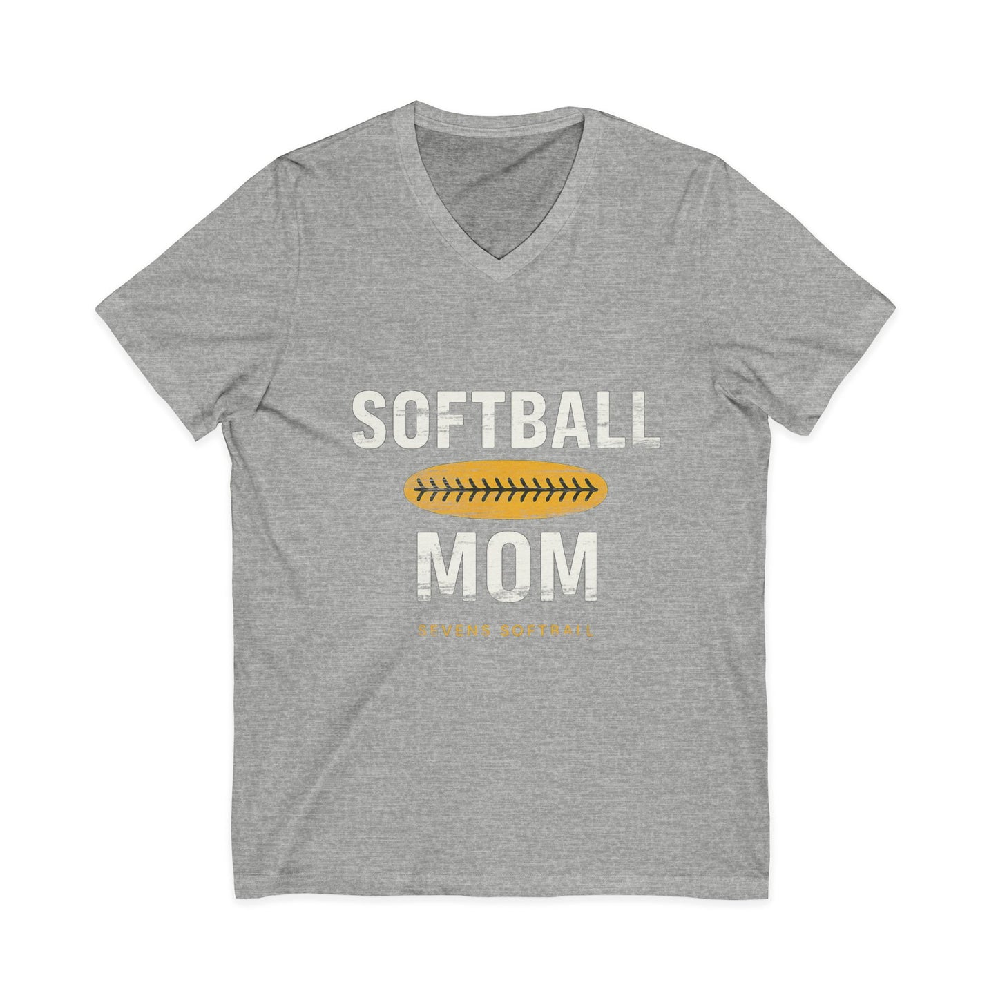 Unisex Jersey Short Sleeve V-Neck Tee