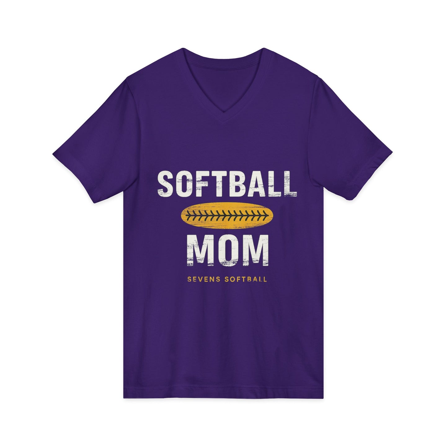 Unisex Jersey Short Sleeve V-Neck Tee