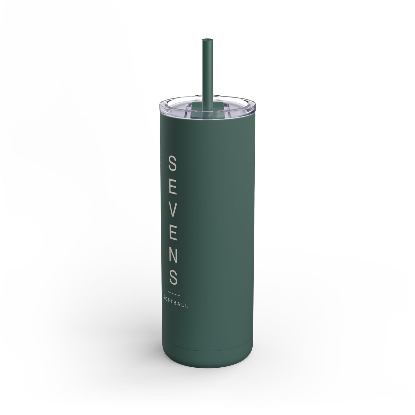 Sevens Vertical Line Tumbler in matte black — product view 4