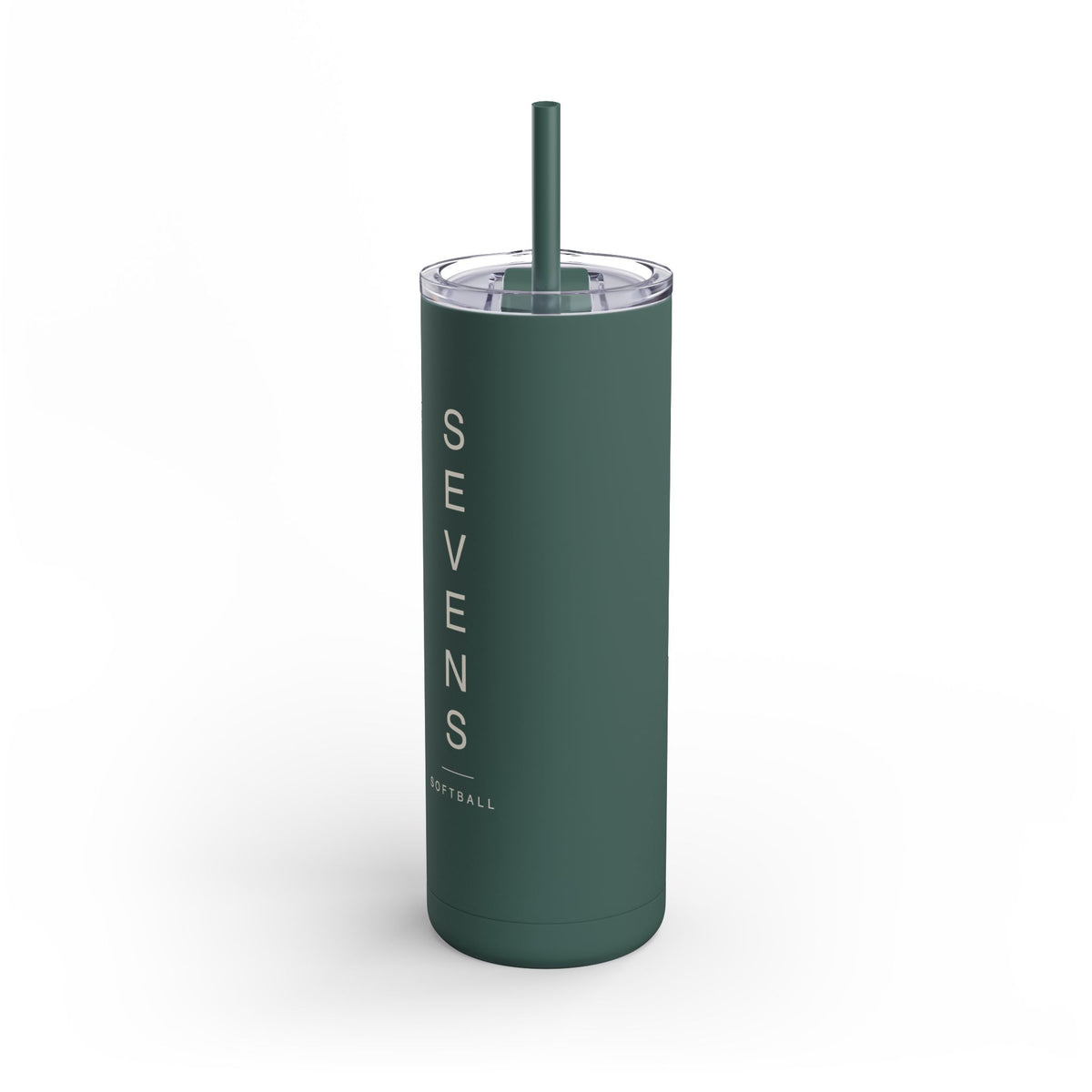 Sevens Vertical Line Tumbler in matte black — product view 4