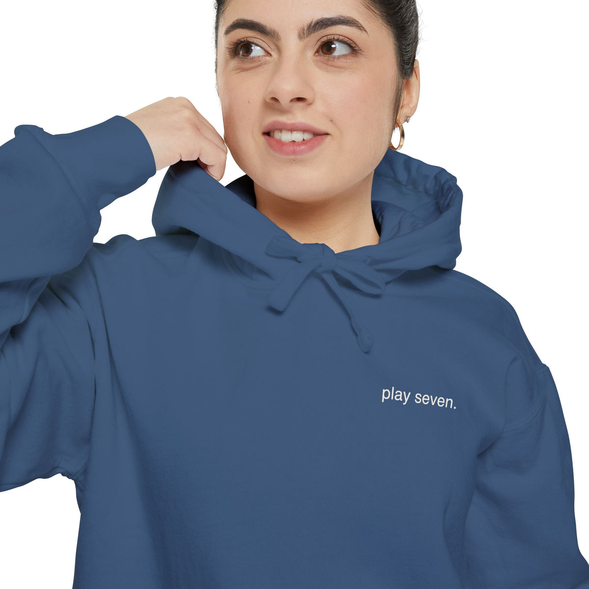 play seven. Garment-Dyed Hoodie