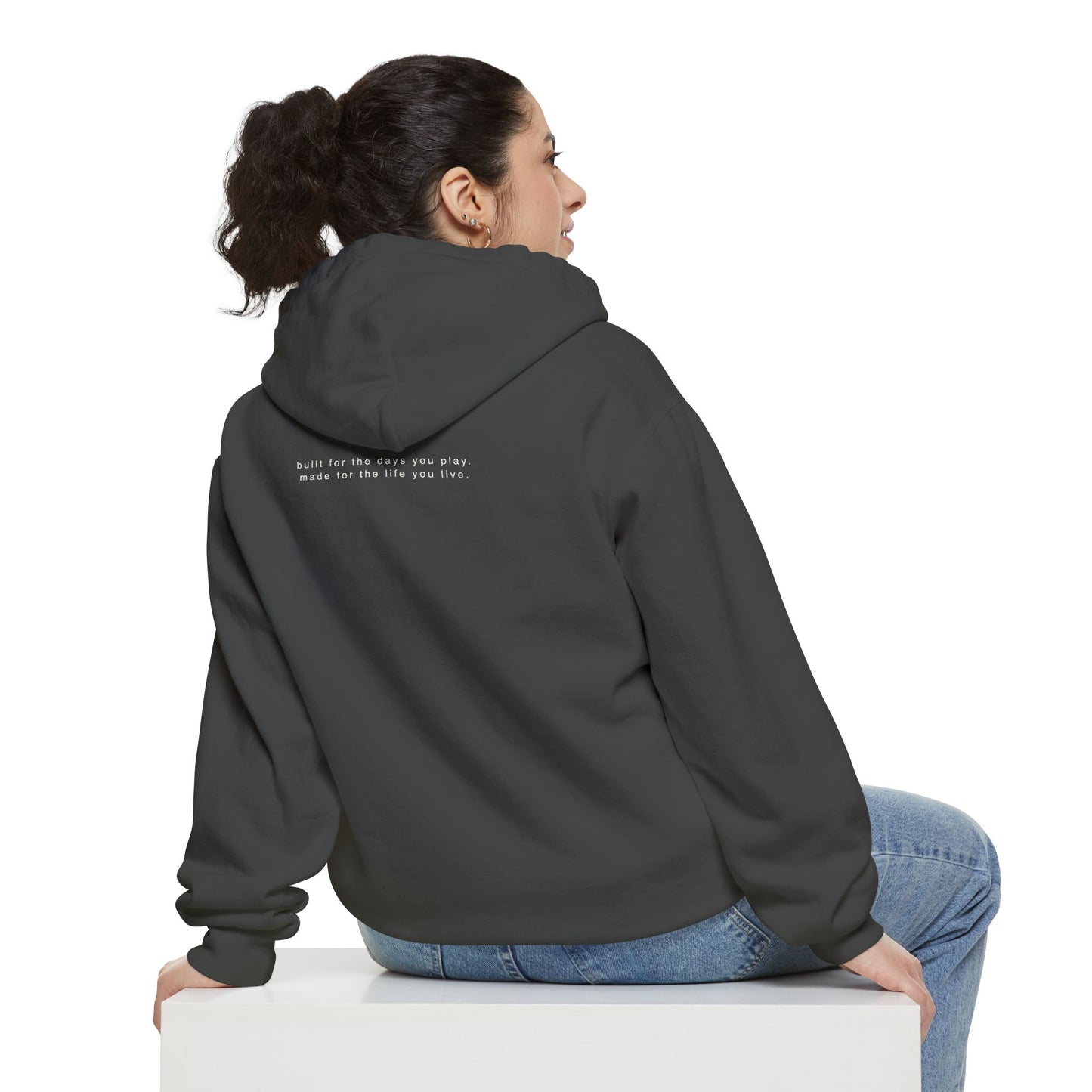meet me at the field. Garment-Dyed Hoodie