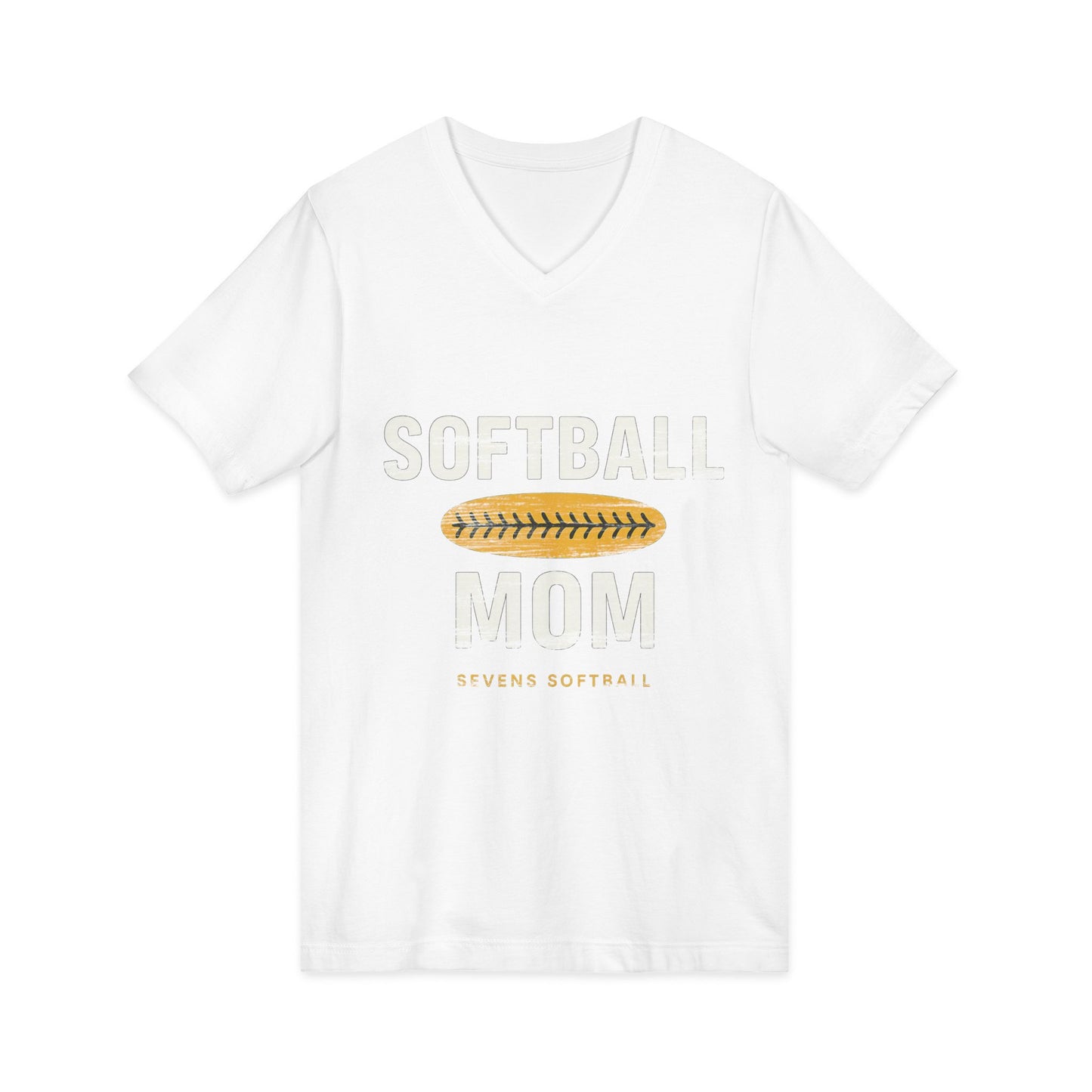 Unisex Jersey Short Sleeve V-Neck Tee