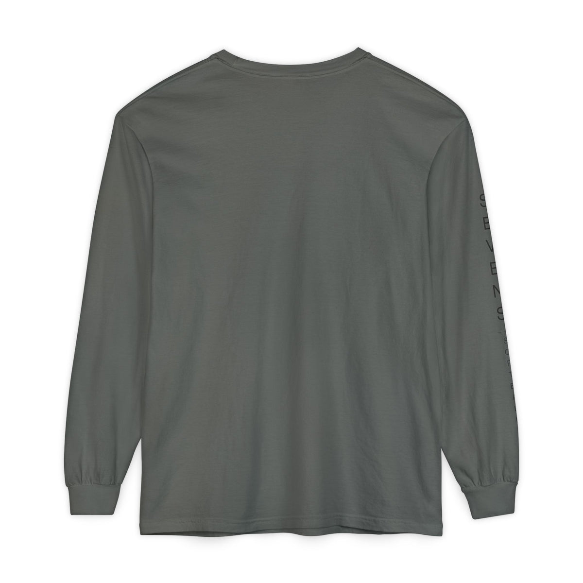 seven innings. Garment-Dyed Long Sleeve