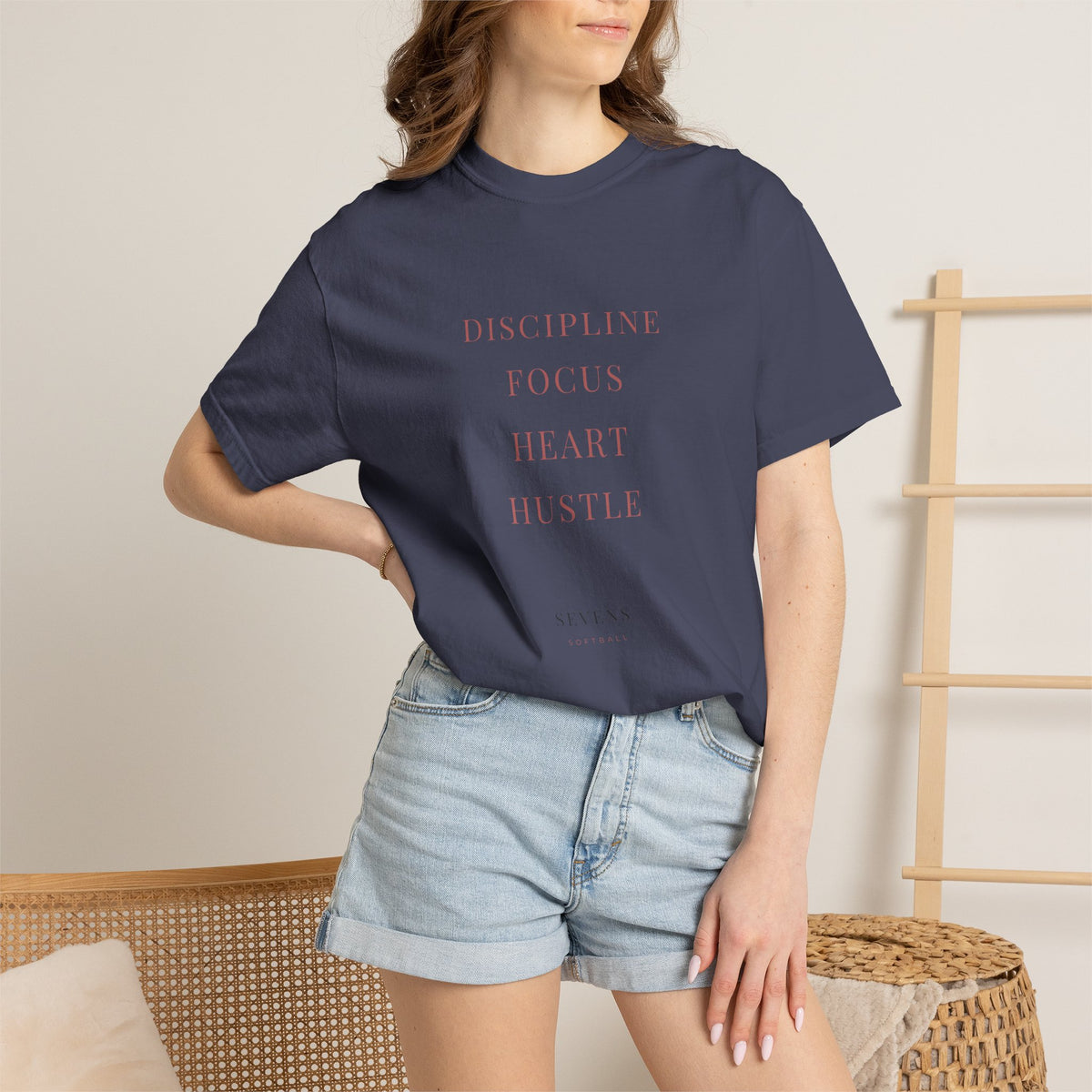 discipline. focus. heart. hustle. Garment-Dyed Tee