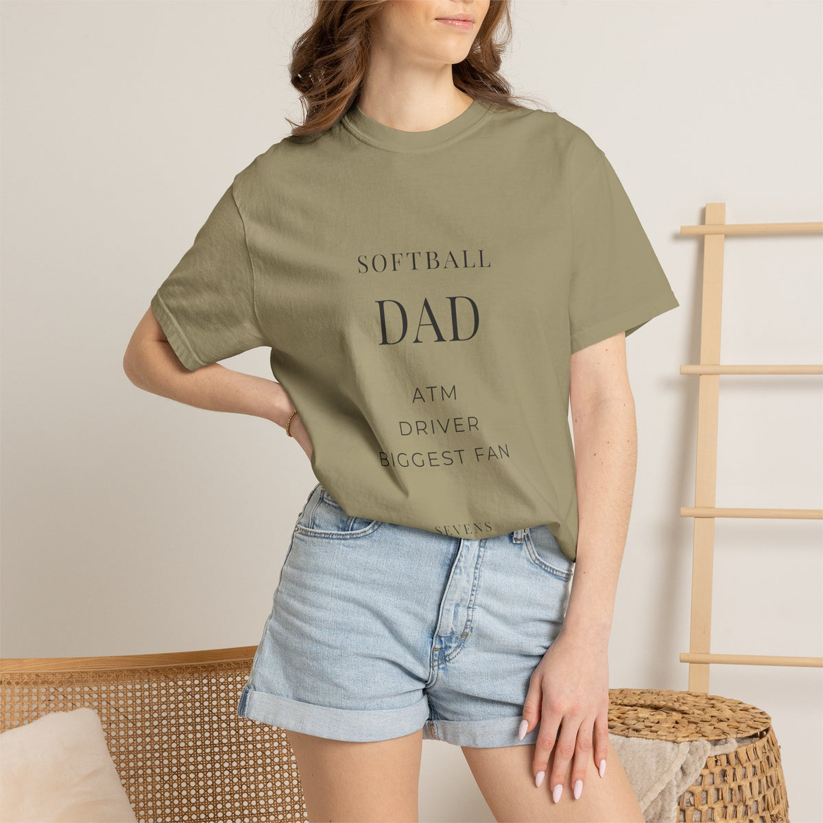softball dad. Garment-Dyed Tee
