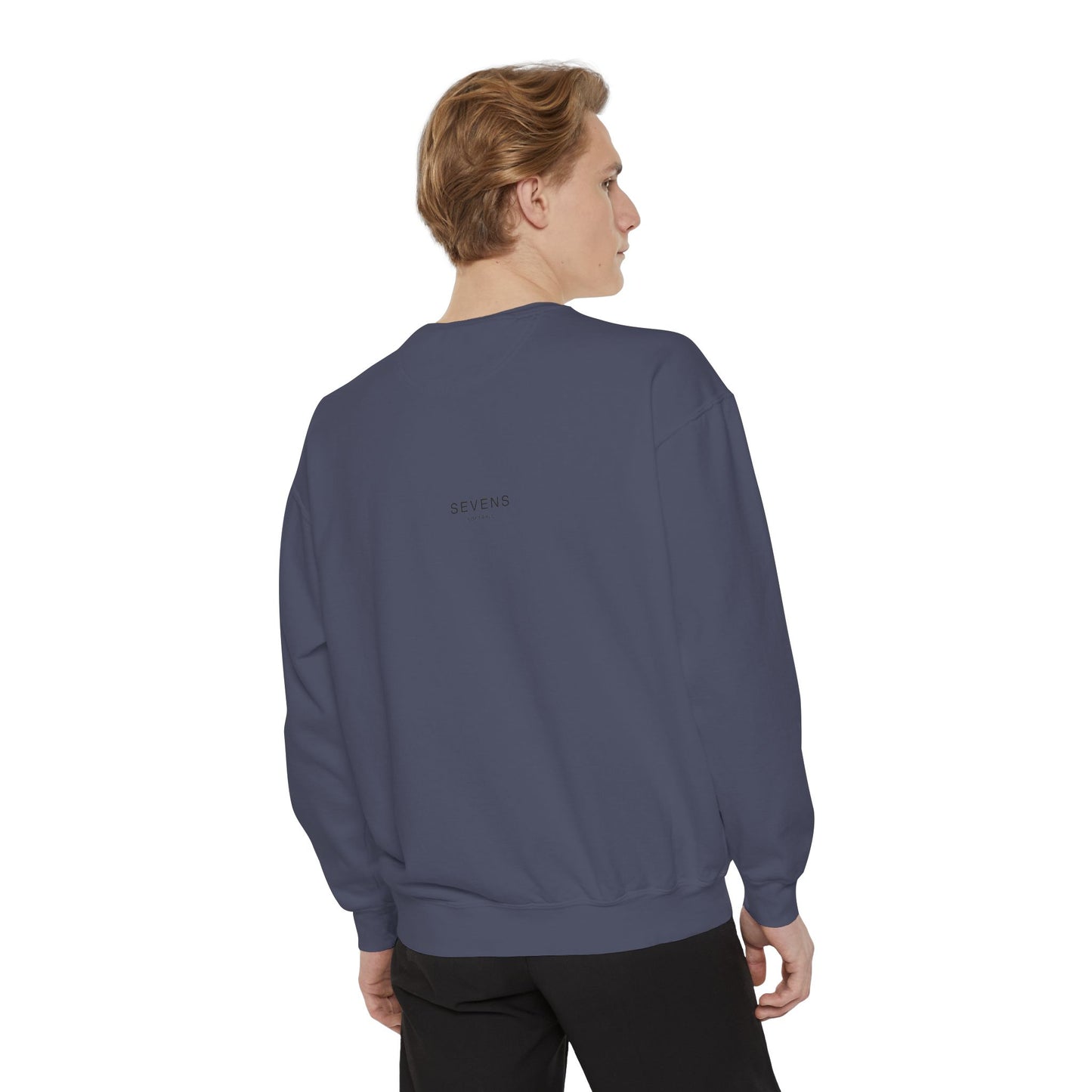 built for the game. Garment-Dyed Crewneck