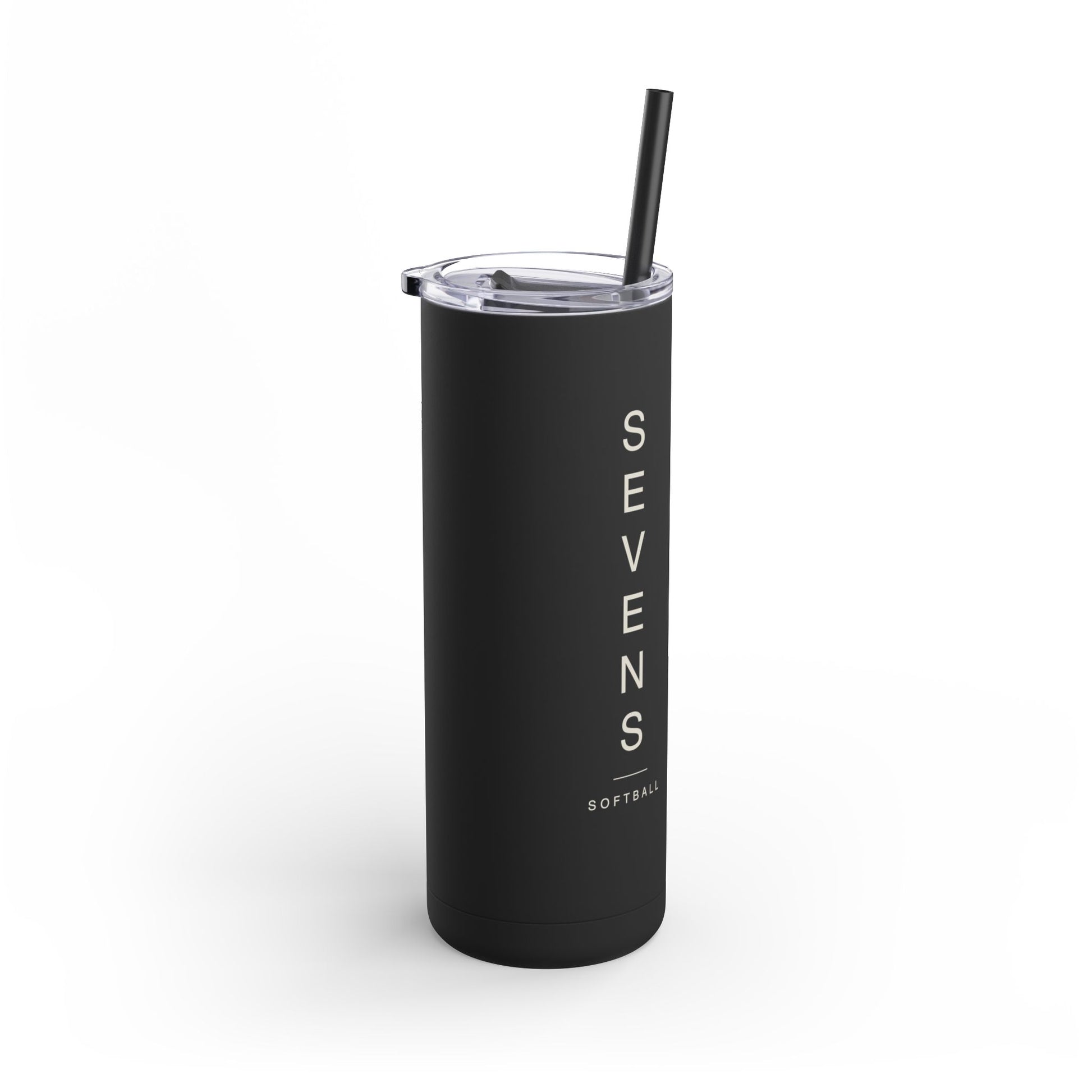 Sevens Vertical Line Tumbler in matte black — product view 8