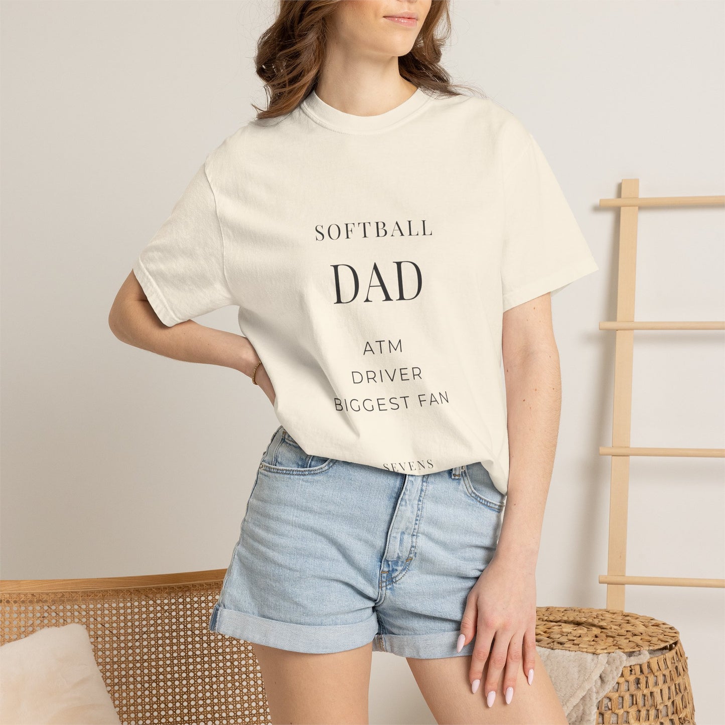 softball dad. Garment-Dyed Tee