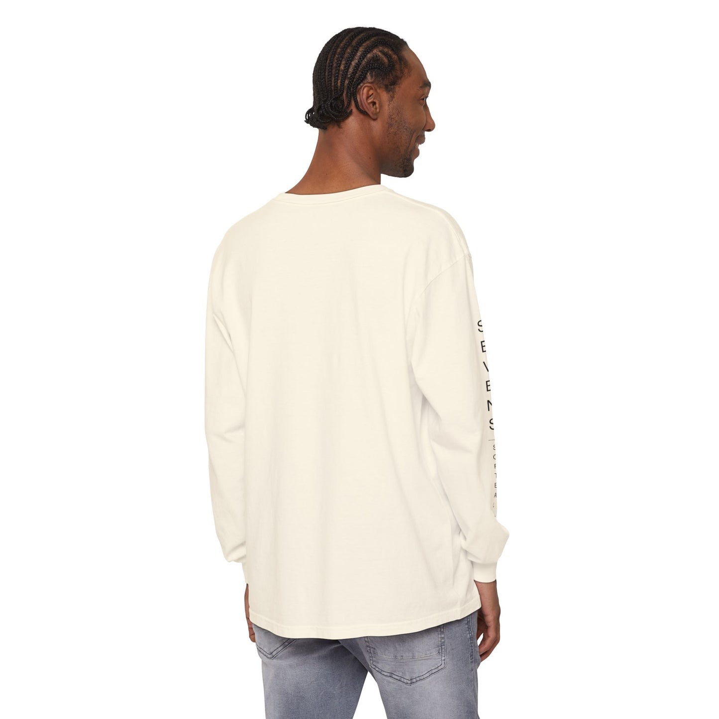 seven innings. Garment-Dyed Long Sleeve