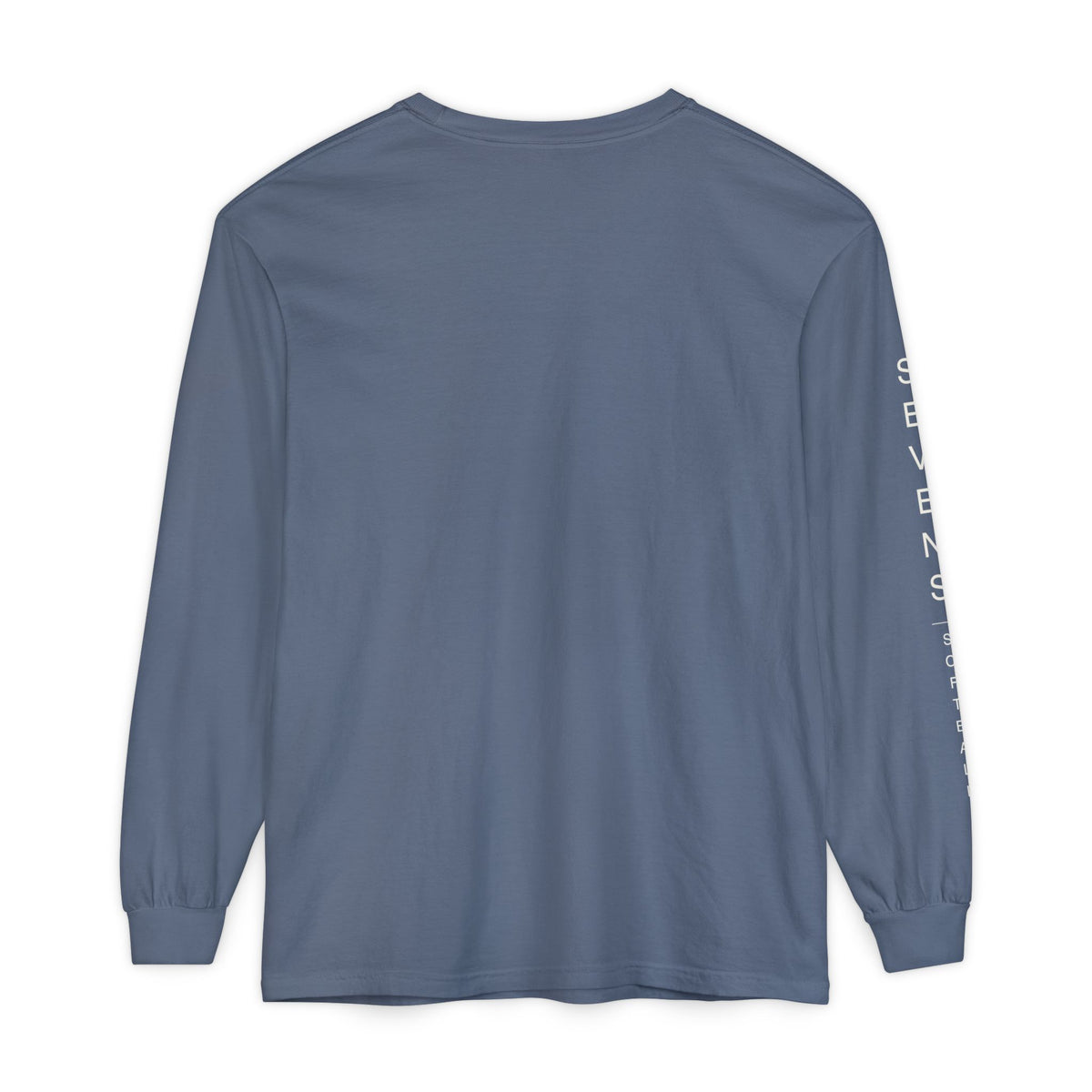 seven innings. Garment-Dyed Long Sleeve