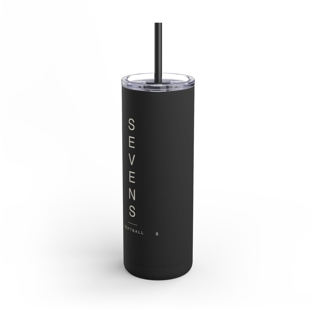 Sevens Vertical Line Tumbler in matte black — product view 9