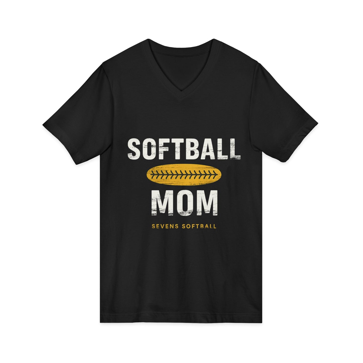 Unisex Jersey Short Sleeve V-Neck Tee