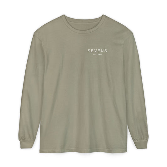 Sevens Softball Full Vertical Spine Long Sleeve