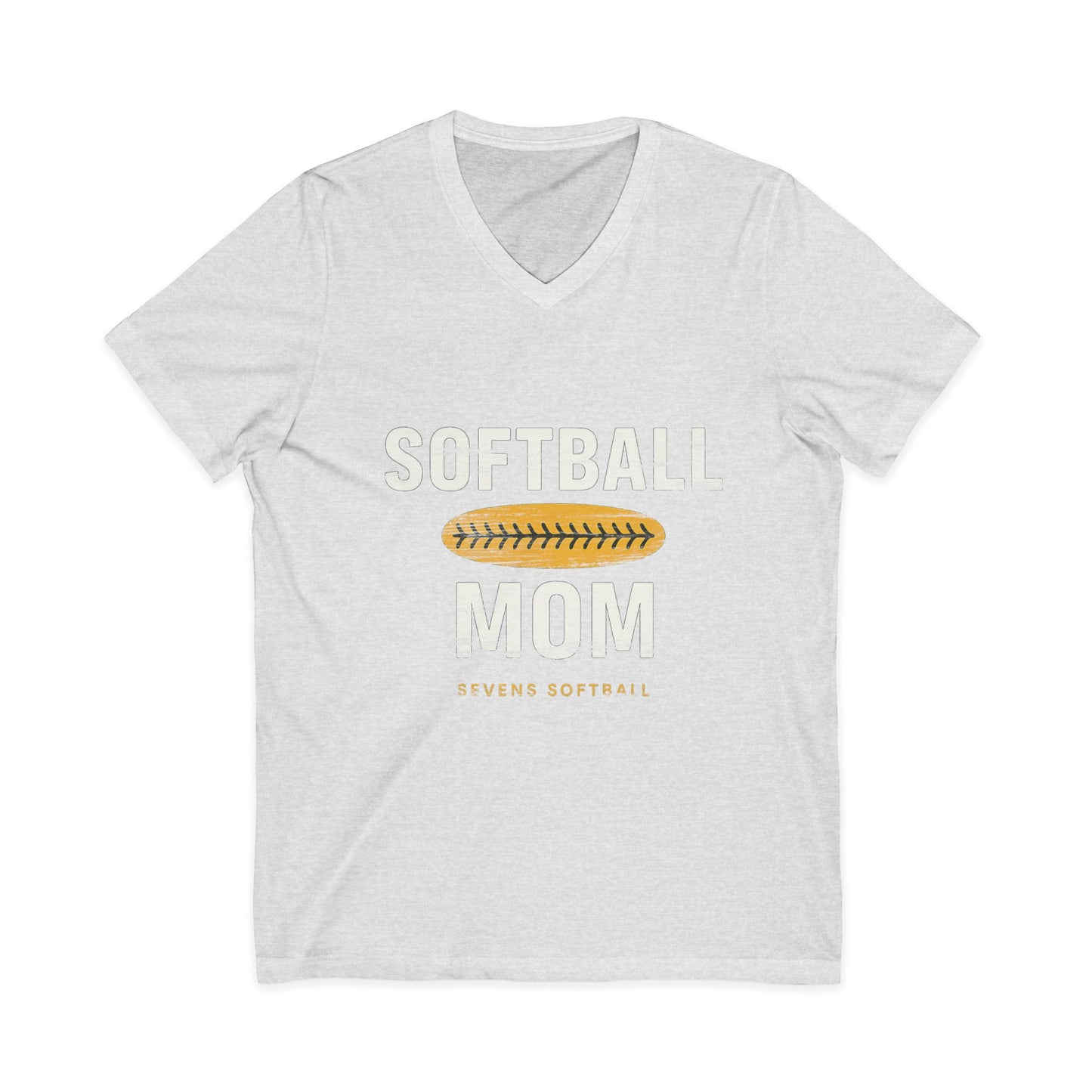 Unisex Jersey Short Sleeve V-Neck Tee