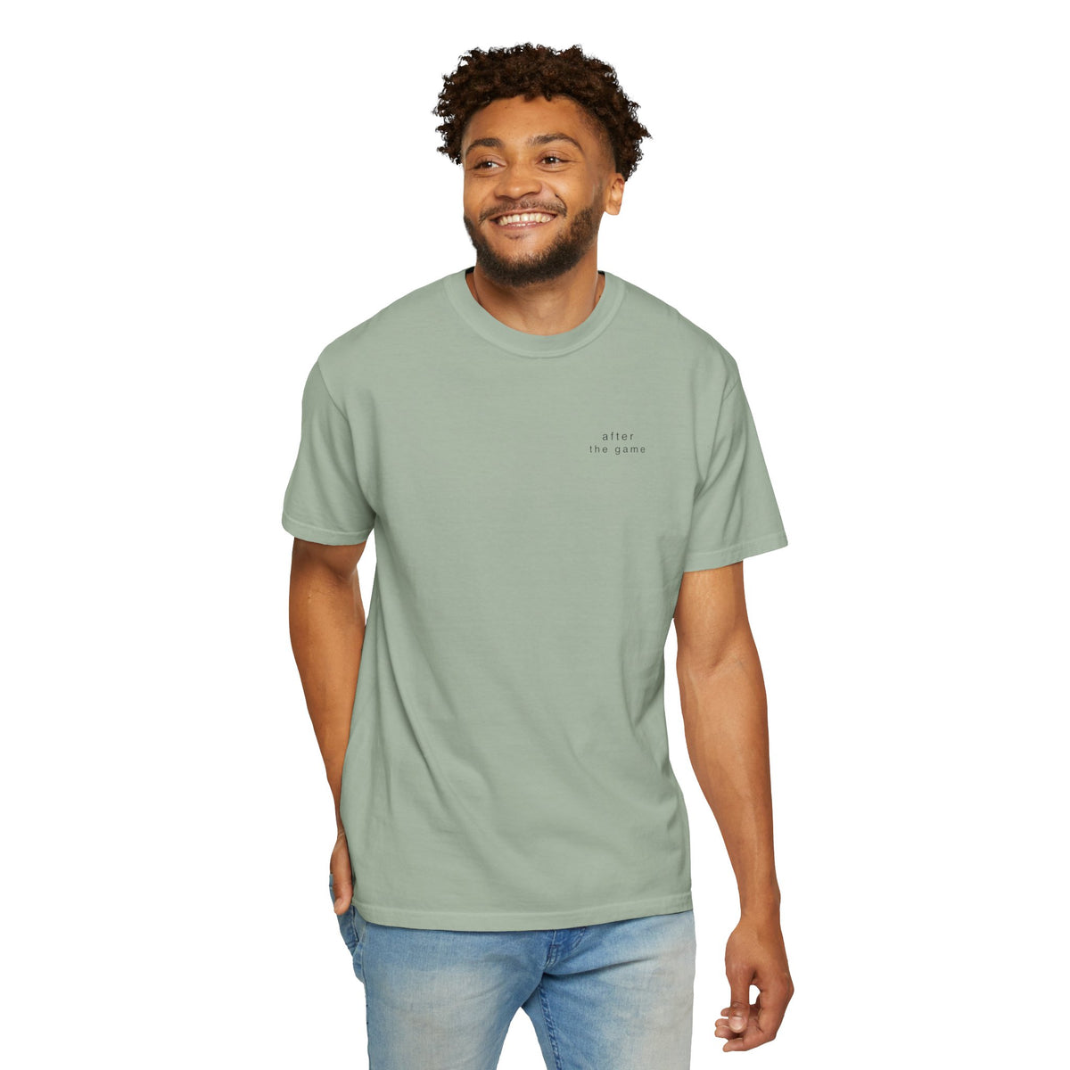 after the game. Garment-Dyed Tee