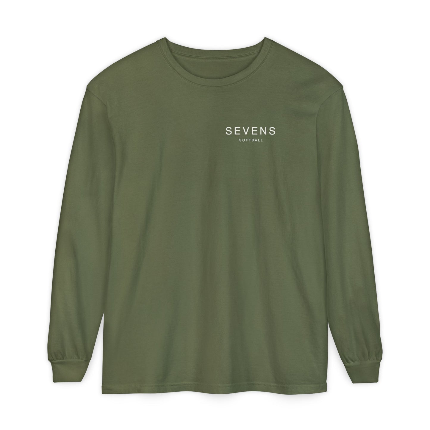 Sevens Softball Full Vertical Spine Long Sleeve