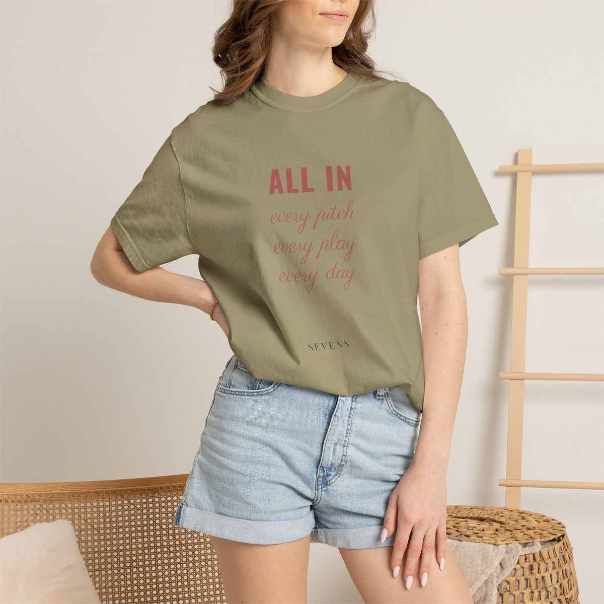 all in. Garment-Dyed Tee